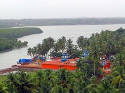 landscape of Suvarna-Sita Estuary Rivers Kodi