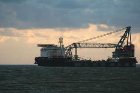 Tanker Ship at North Sea