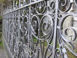 Wrought Iron Fence ornament