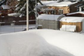 Winter Snowy street