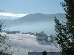 winter magic in a picturesque countryside