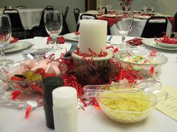Valentine Table Place Setting