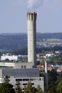 high chimney for waste incineration