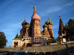 St. Basil's Cathedral on Red Square in Moscow in Russia