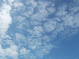 white Clouds on blue Sky