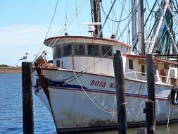 fishing boat at Apalachicola in Florida