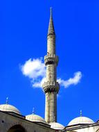 Minaret at Sky Blue