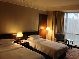 Beds at Hotel room
