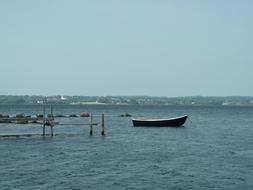 Baltic Sea harbor boat