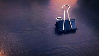 Blur Brown clip on Desk