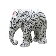elephant figurine with patterns