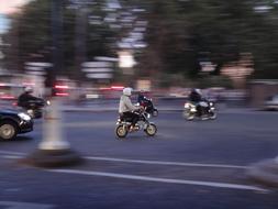 Paris Honda Dax Bike blur