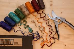 colorful Nutscene Jute Cord