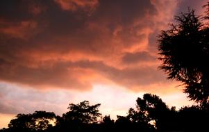 Clouds Low Stormy sky
