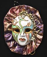 colorful festival Porcelain Mask