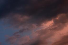 Sky Clouds pink sunset