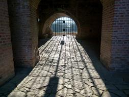 arched passage at Castle Of Gyula