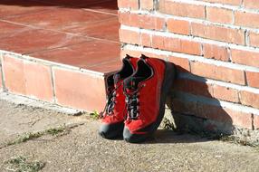 Boots Path and brick wall