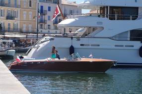 St Tropez Port boat and yacht