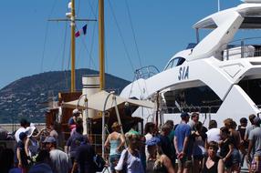 St Tropez Port at Summer