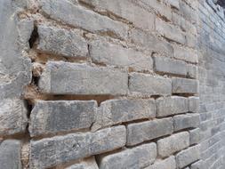 Bricks Wall of Village building