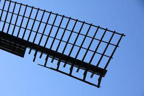 Windmill Mill Wing at blue sky