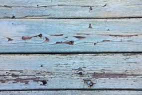 Blue wooden Boards