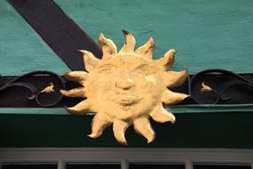 Gold Sun art