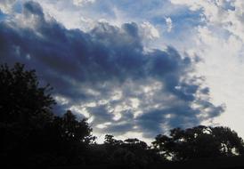 Cloud Spread Sun Shining Through