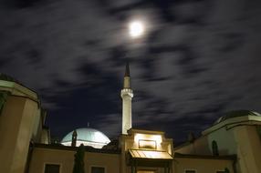 Clouds at Night Sky