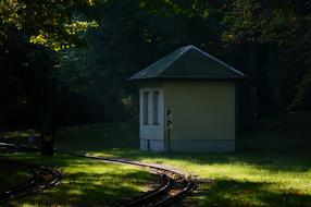 Park Railway Track Sunbeam