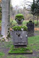 old mossy Cemetery Grave