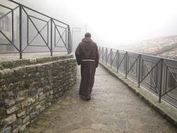 Franciscan Monk in Verna