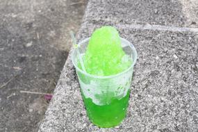 Shaved Ice Green Lime snack