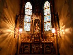 Pannonhalma Abbey altar