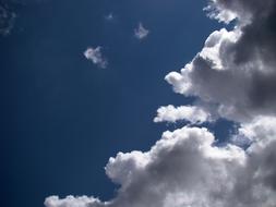 Blue Sky Clouds at summer