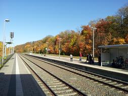 urban Platform of Railway Station