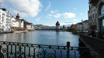 Kappel Bridge in Lucerne