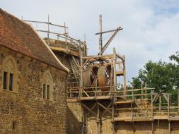 medieval Guedelon Castle in France