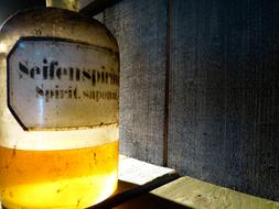 Old Glass Bottle Pharmacy