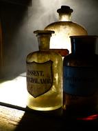Glass Bottle Old Pharmacy