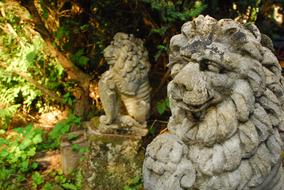 Lion Stone Figure Statues