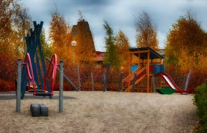 Finland Playground Trees