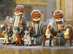 Ceramic Clay Figures in Uzbekistan