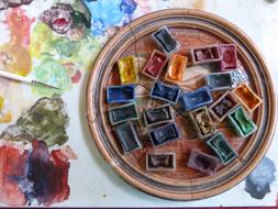 Color Watercolor Paint for fine arts