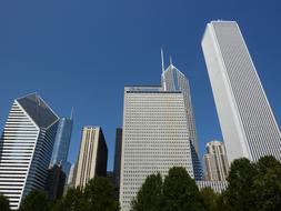 Chicago Skyscrapers in Usa United states