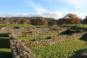 Roman Chesters stone Wall