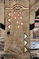 eyes on a tree as art