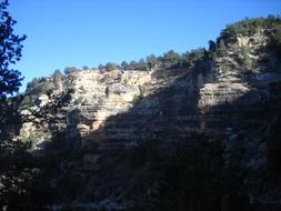 landscape of Grand Canyon Rock Cliff