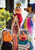 Wood Dolls Social figures